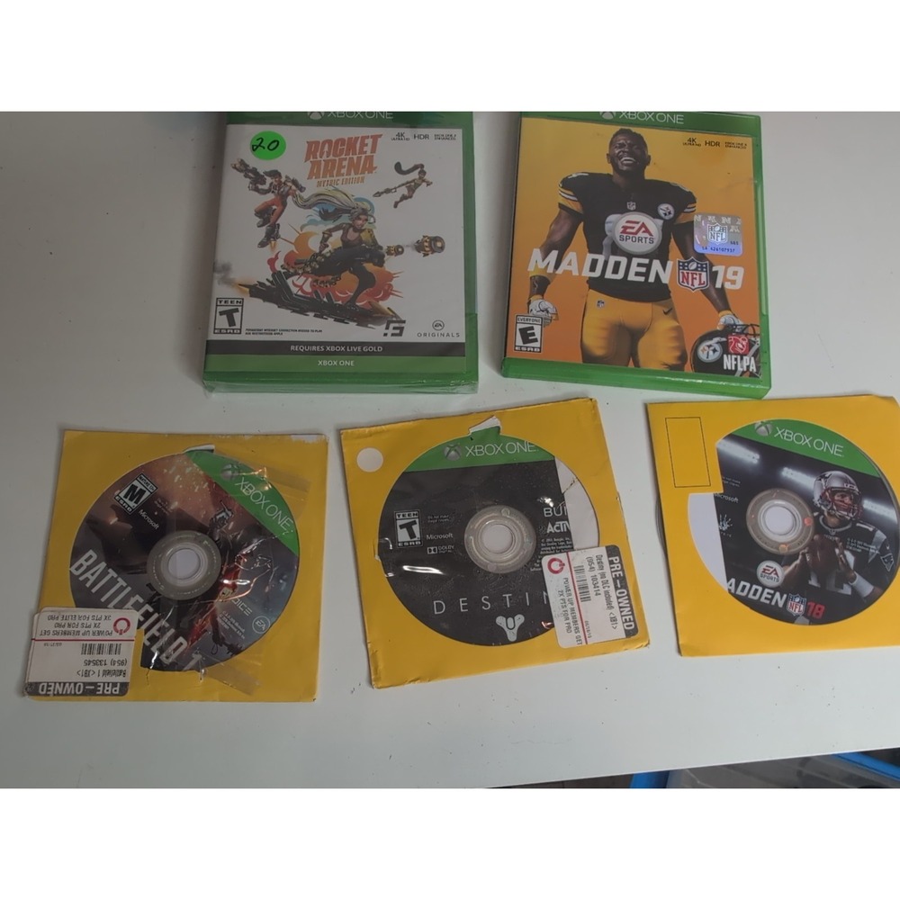 Xbox One Bundle w/ Kinect 4 Controllers 5 Games  1 Power Cord Original Box - Picture 6 of 16